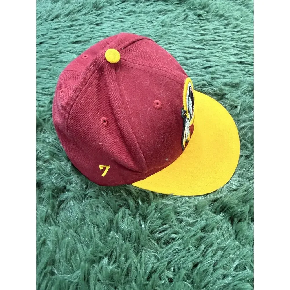 New Era 59Fifty Washington Redskins Fitted Hat Cap 6 7/8 NFL Maroon
